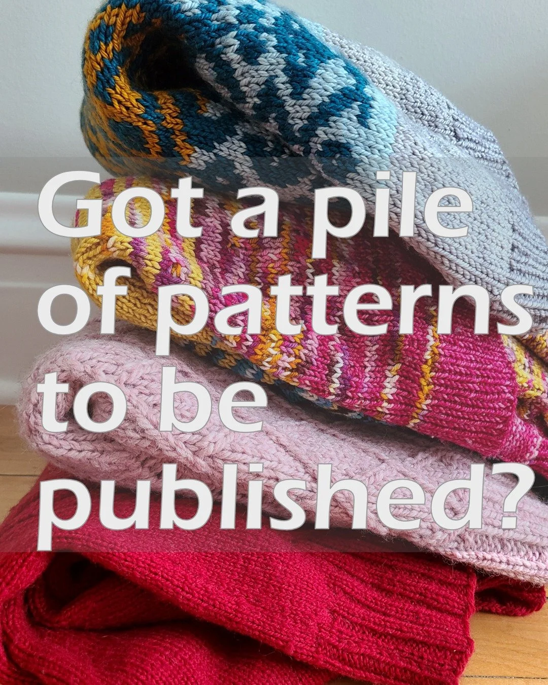 It's February! You might be looking around right now and realizing it's time to pick back up that pile of patterns you set aside before the holidays.⁣
⁣
This is where I can help! As a tech editor, I can review your knitting pattern and check it for m