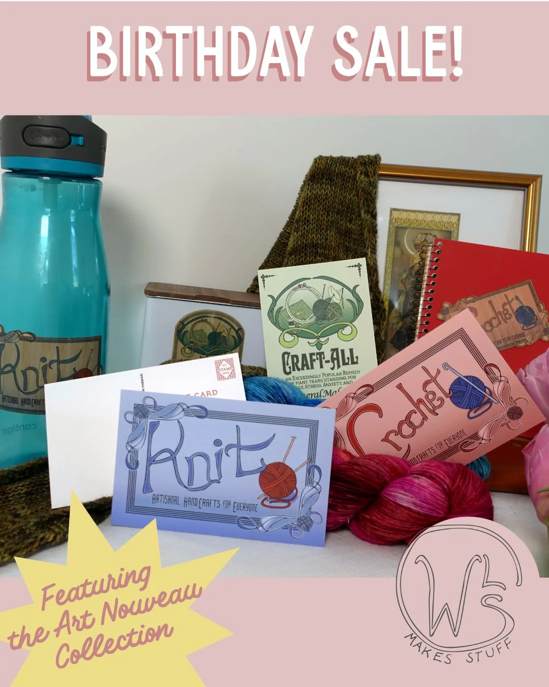 It&rsquo;s (almost) March, which means it&rsquo;s time for my annual birthday sale in the stationery shop! This year, we&rsquo;re also celebrating the arrival of the Art Nouveau collection, featuring three designs inspired by vintage advertisements a