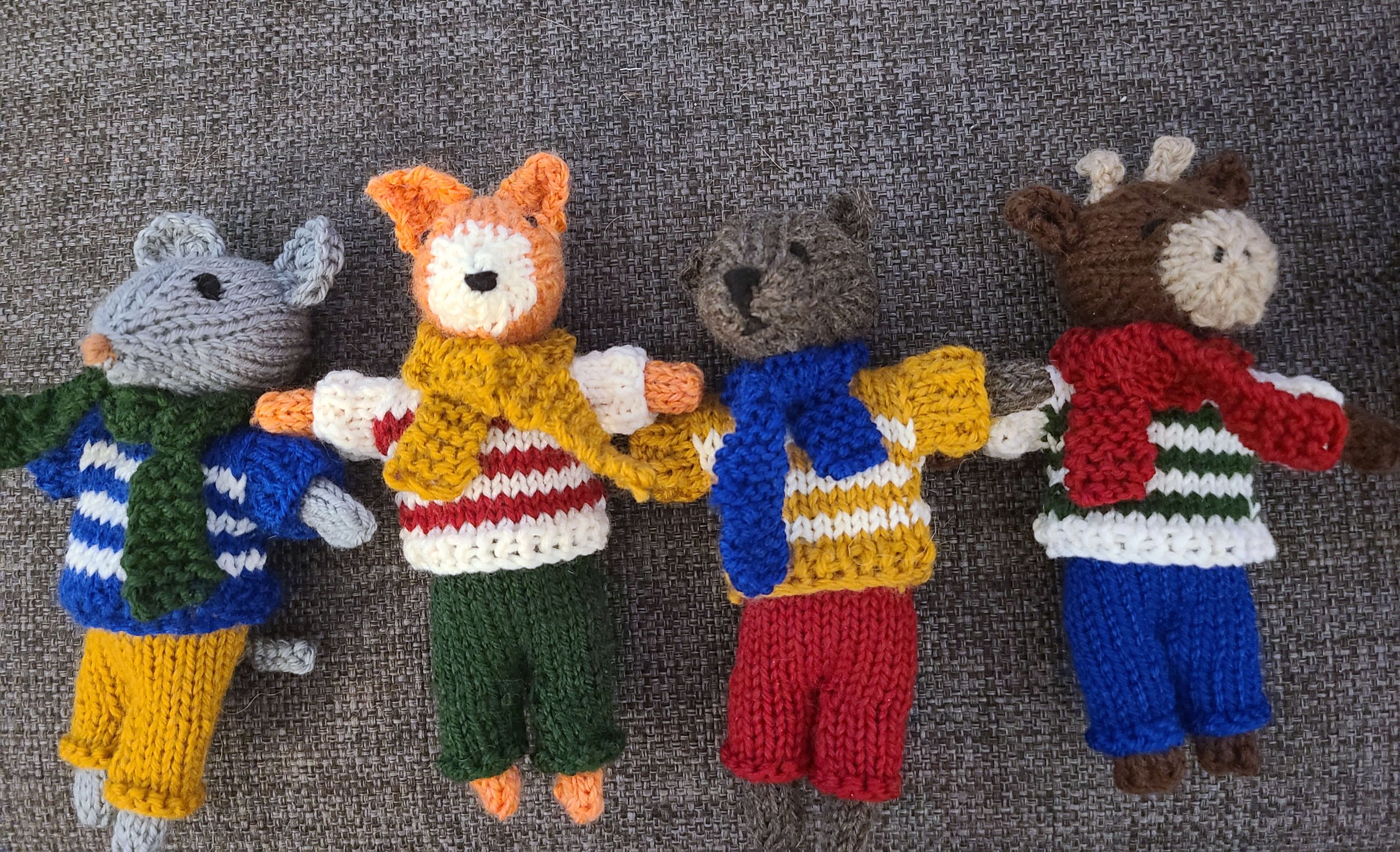 finishedknittedanimals.jpg