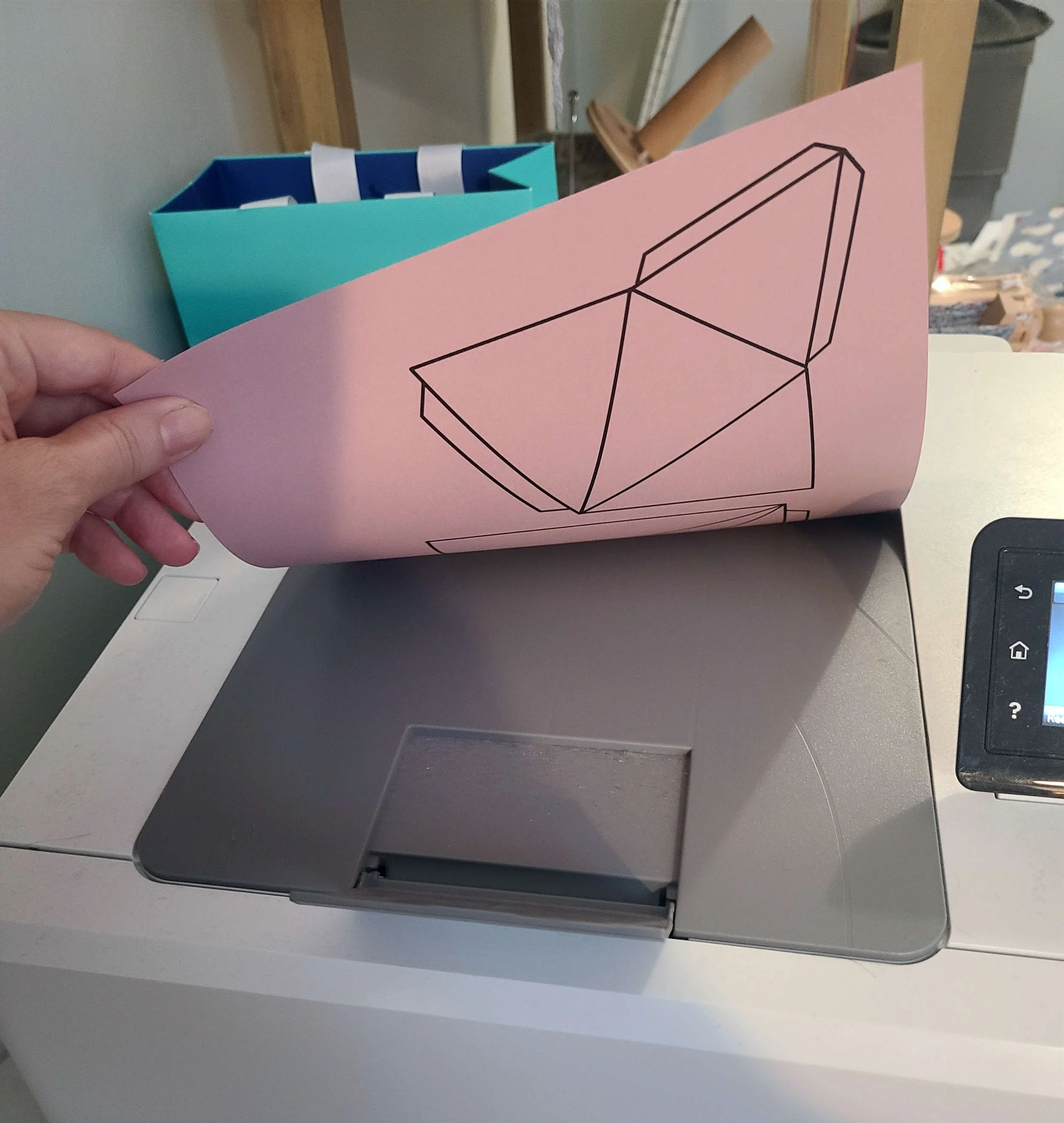 Print the template