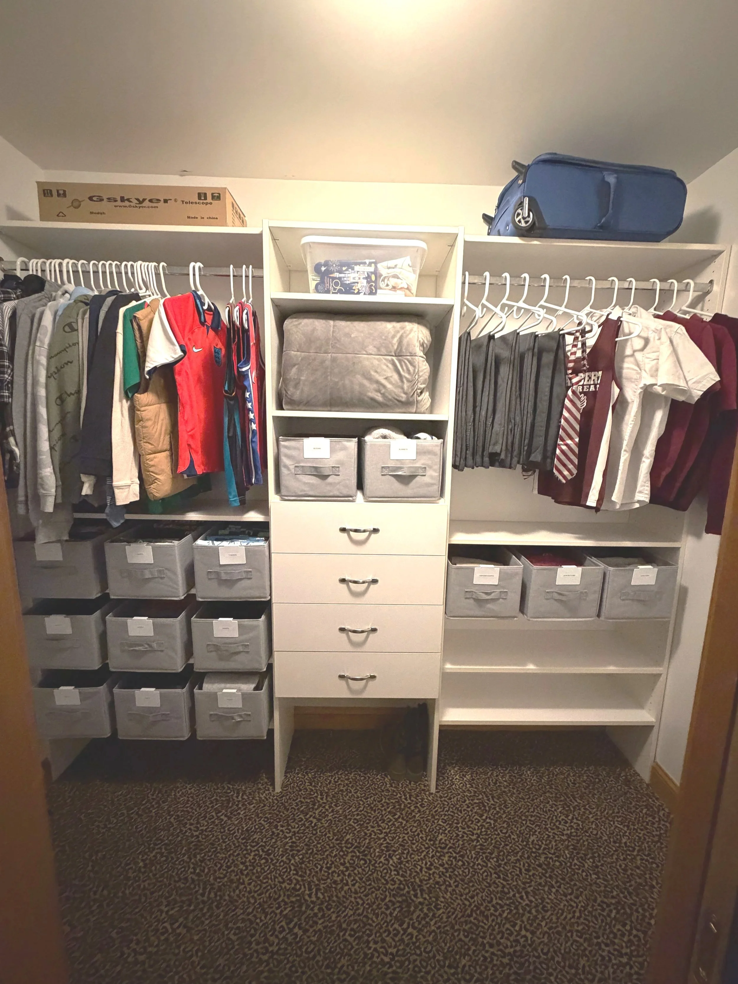 Boy's Bedroom Closet Transformation June 2026