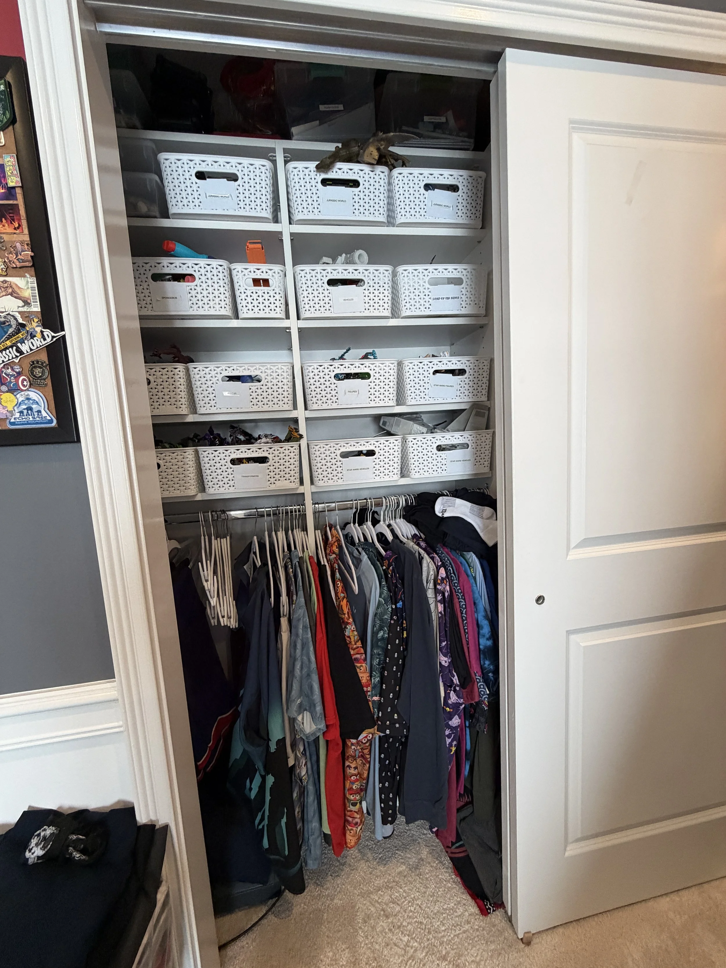 Boy's Bedroom Closet Transformation 2/2026