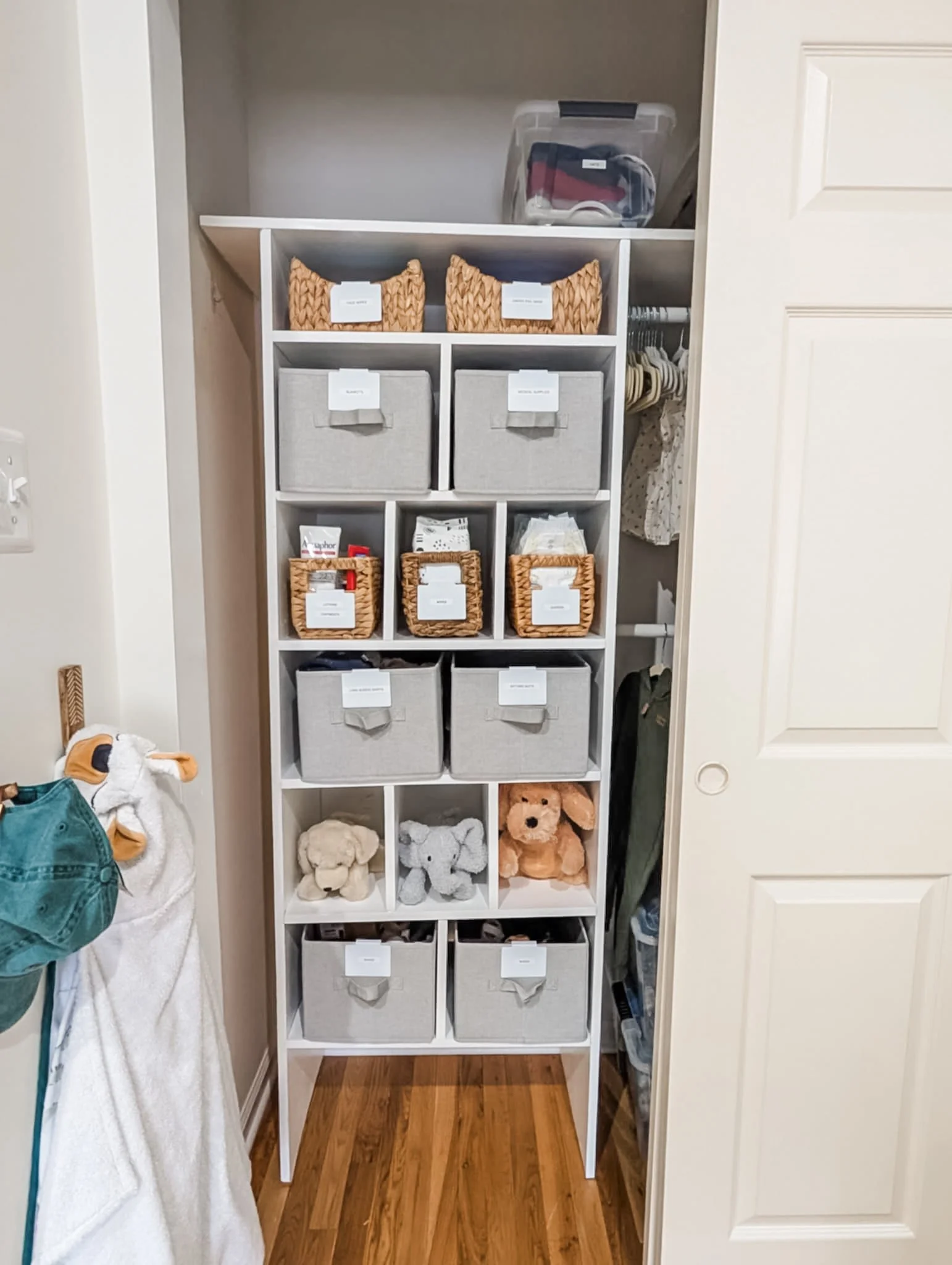 Nursery closet transformation 8/2025