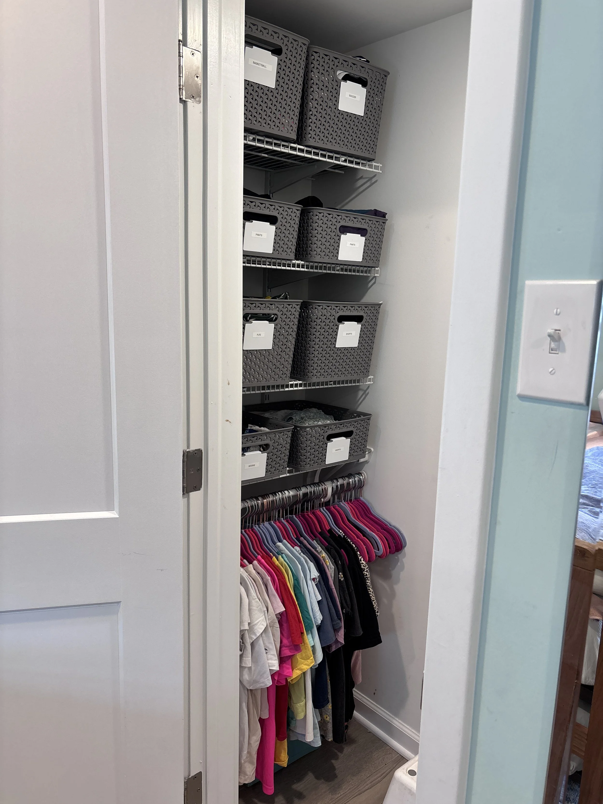 Girl's Bedroom Closet Transformation July 2026