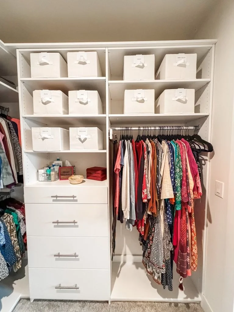 Master closet transformation 4/2026