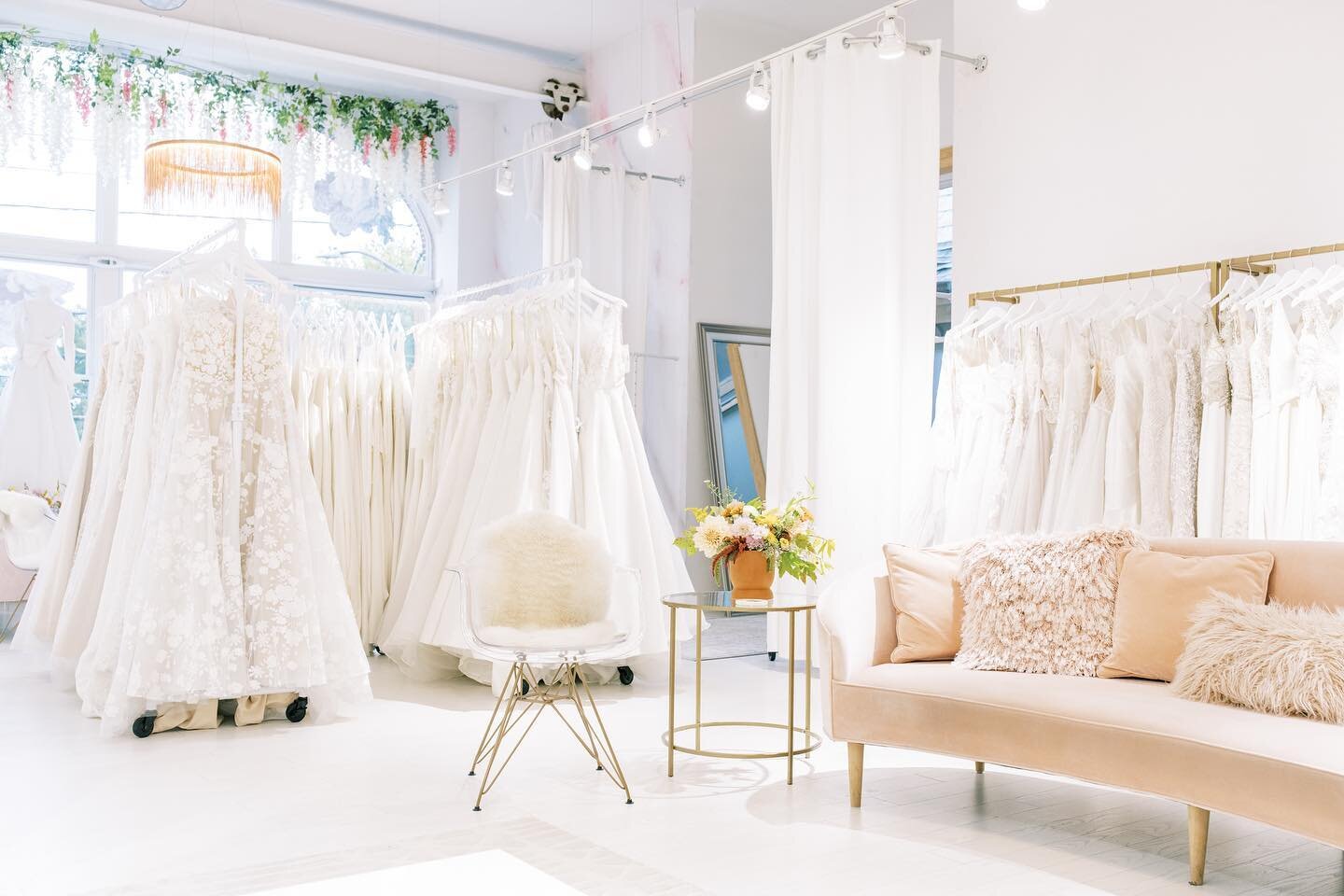 A peek into our magical ✨ #pittsburgh boutique! Brides, we only have a few bridal appointments left for the year. Snag yours today! 🥂🤍 We can&rsquo;t wait to celebrate your &ldquo;Yes&rdquo; moments with you! #blancdeblancbridal #blancdeblancpgh #b