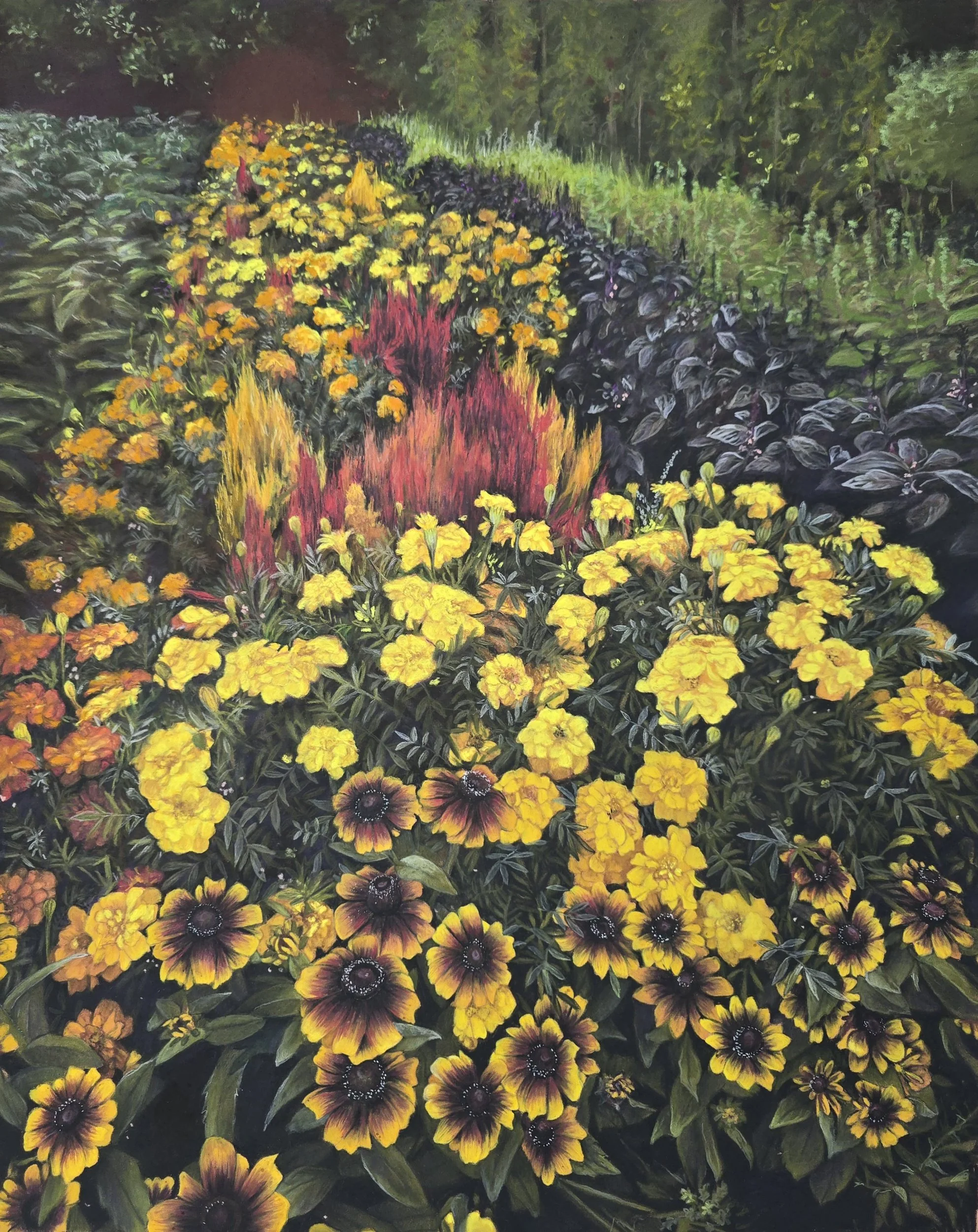 Keeping In Line - 59cm x 46cm - $2500 - Available from the Welcome Swallow Gallery