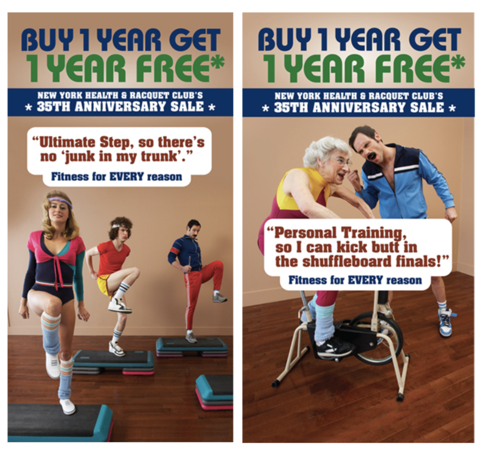 New York Health & Racquet Club Ad Campaign