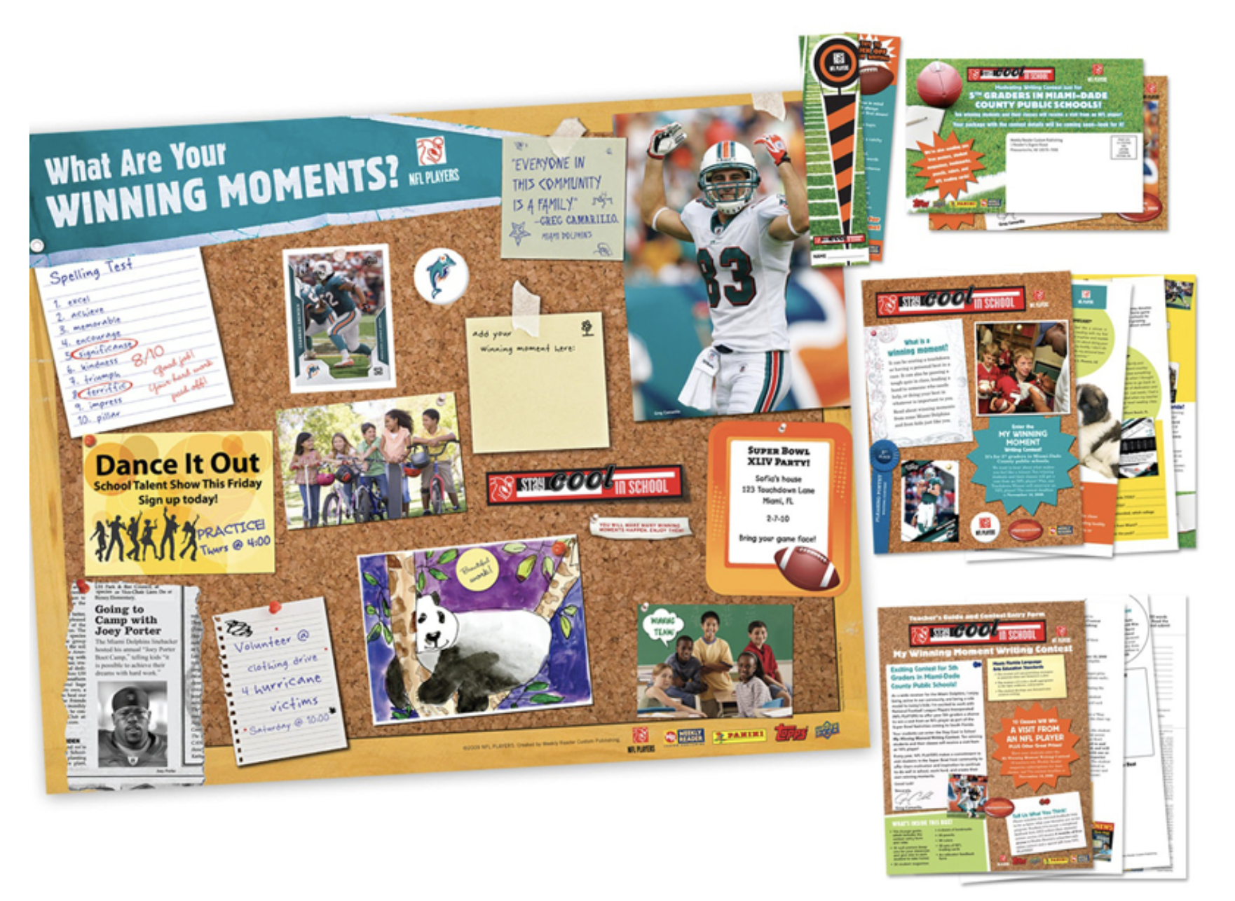 Weekly Reader Custom Publishing partnership with the NFL