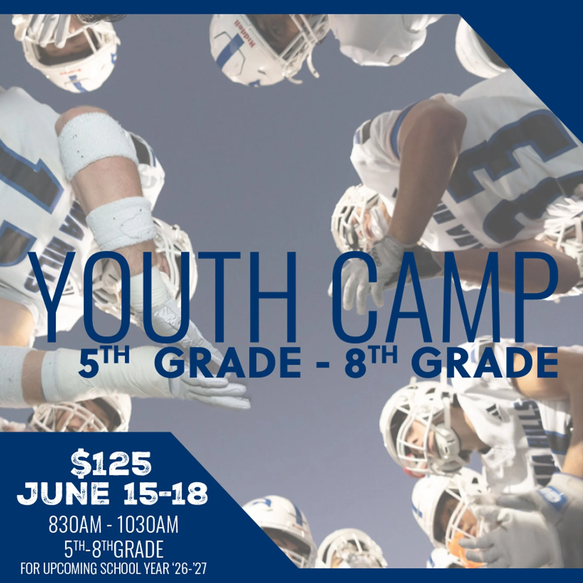 Youth Camp Grades 5TH-8TH