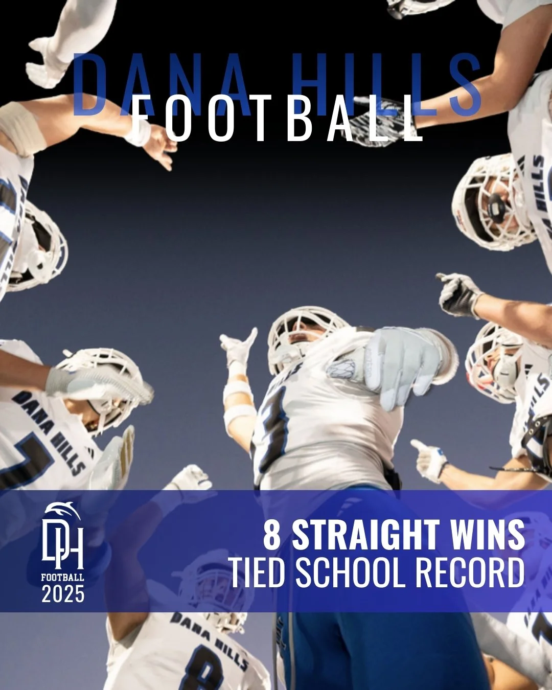 8 Straight Wins (tied School Record)