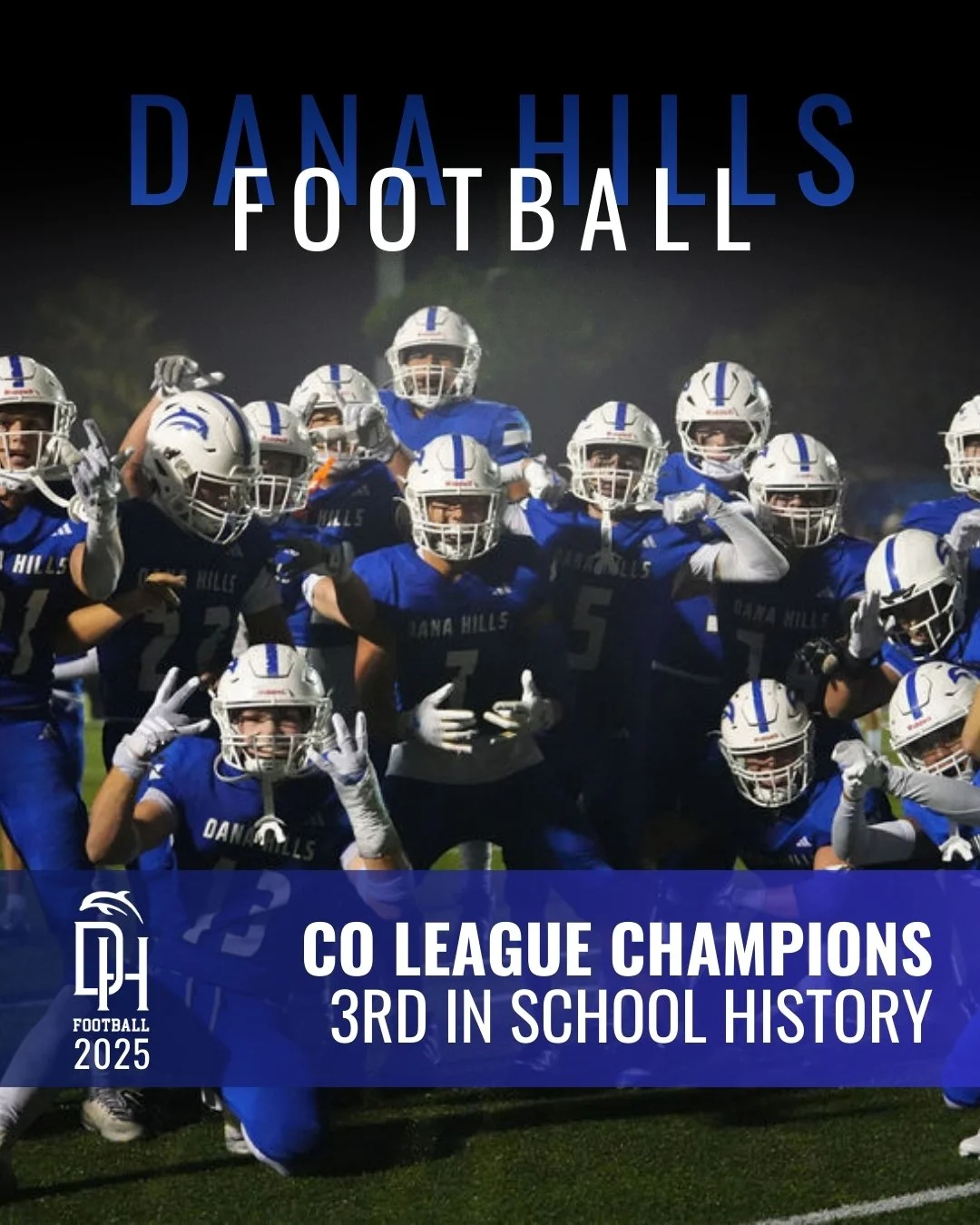 Co League Champions (3rd in School History)