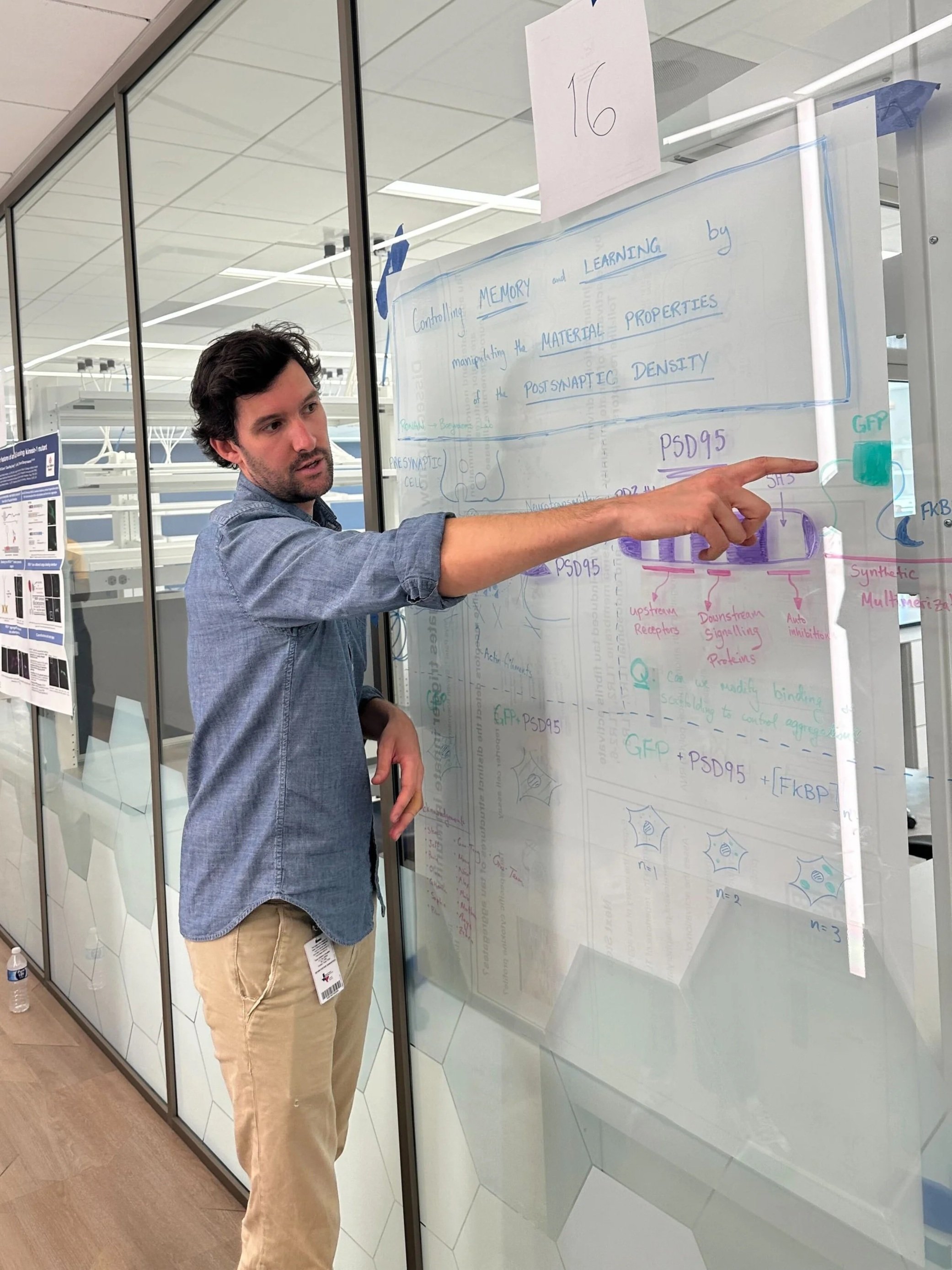 Going chalk talk at the THINC poster session - November 2025