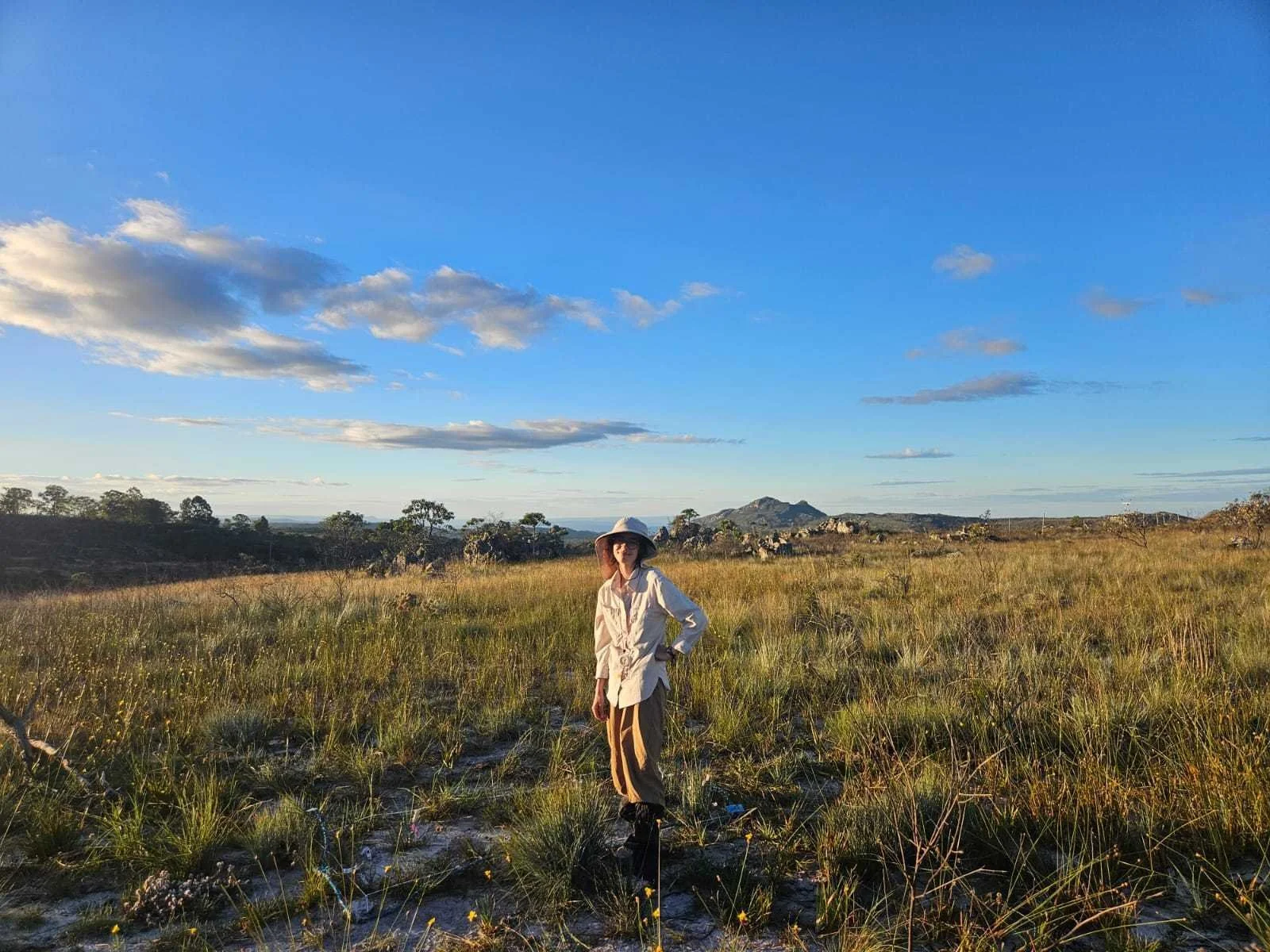 Olivia searching for ferns in Brazil - May 2026