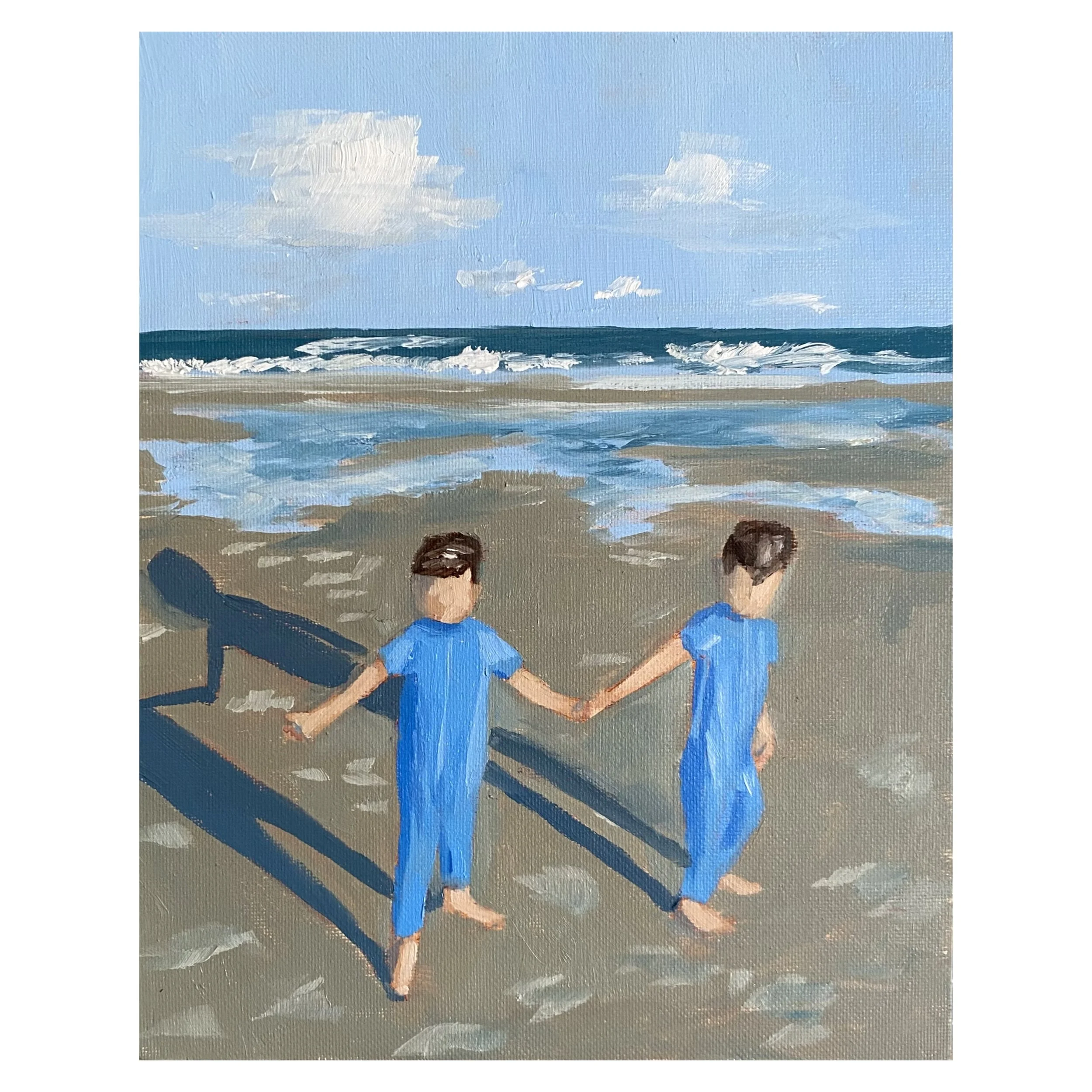 Beach Boys | 10x8 inches | Oil on Panel, 2024
