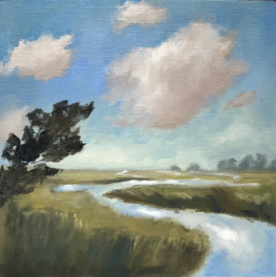 Lowcountry Breeze | 12x12 inches | Oil on Panel, 2026