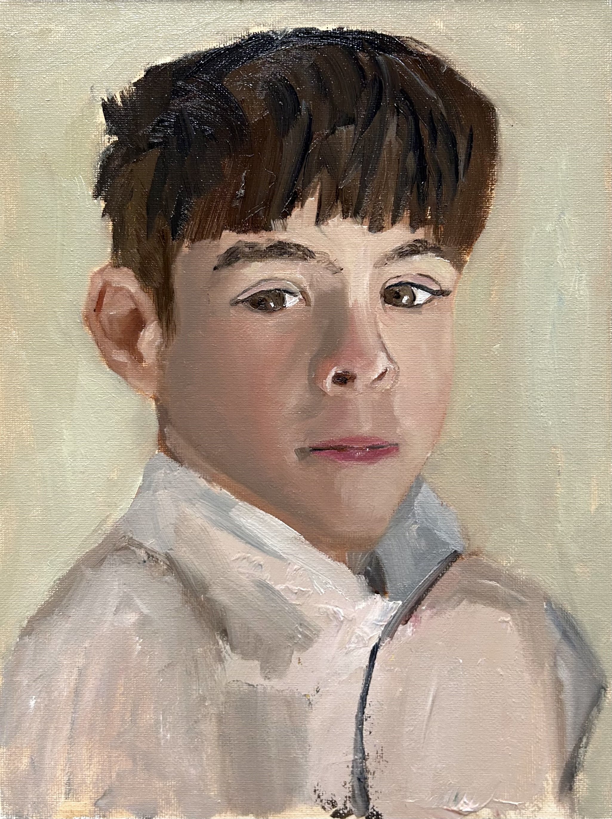 Portrait Study | 12x9 inches | Oil on Panel, 2026