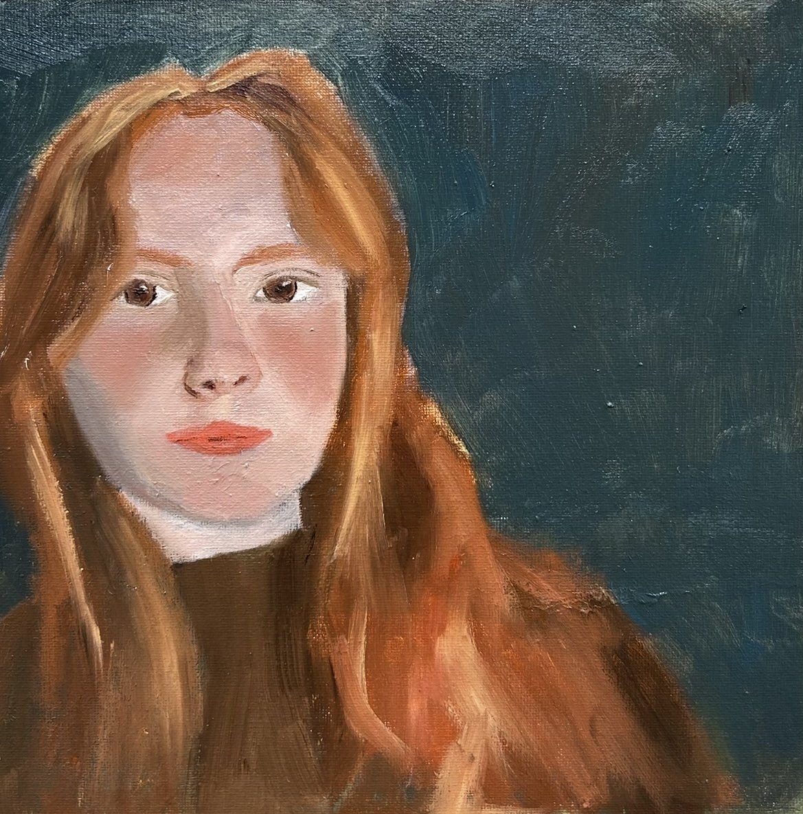 Portrait Study | 10x10 inches | Oil on Panel, 2025