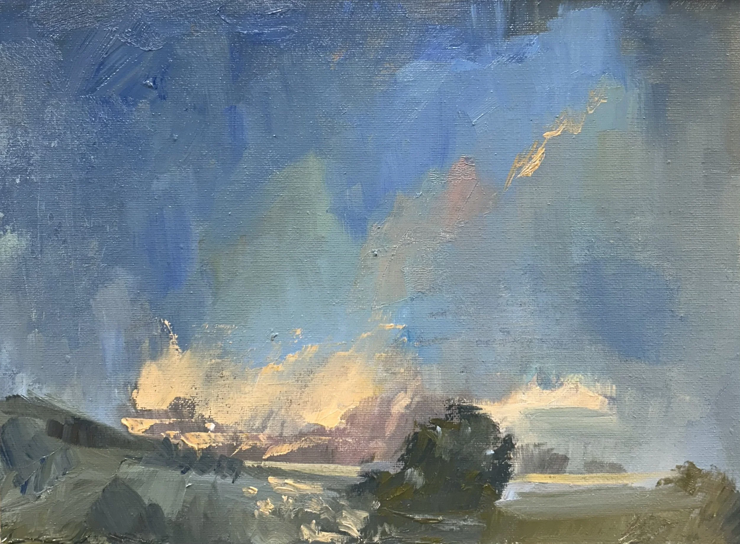 Evening Light | 9x12 inches | Oil on Panel, 2026