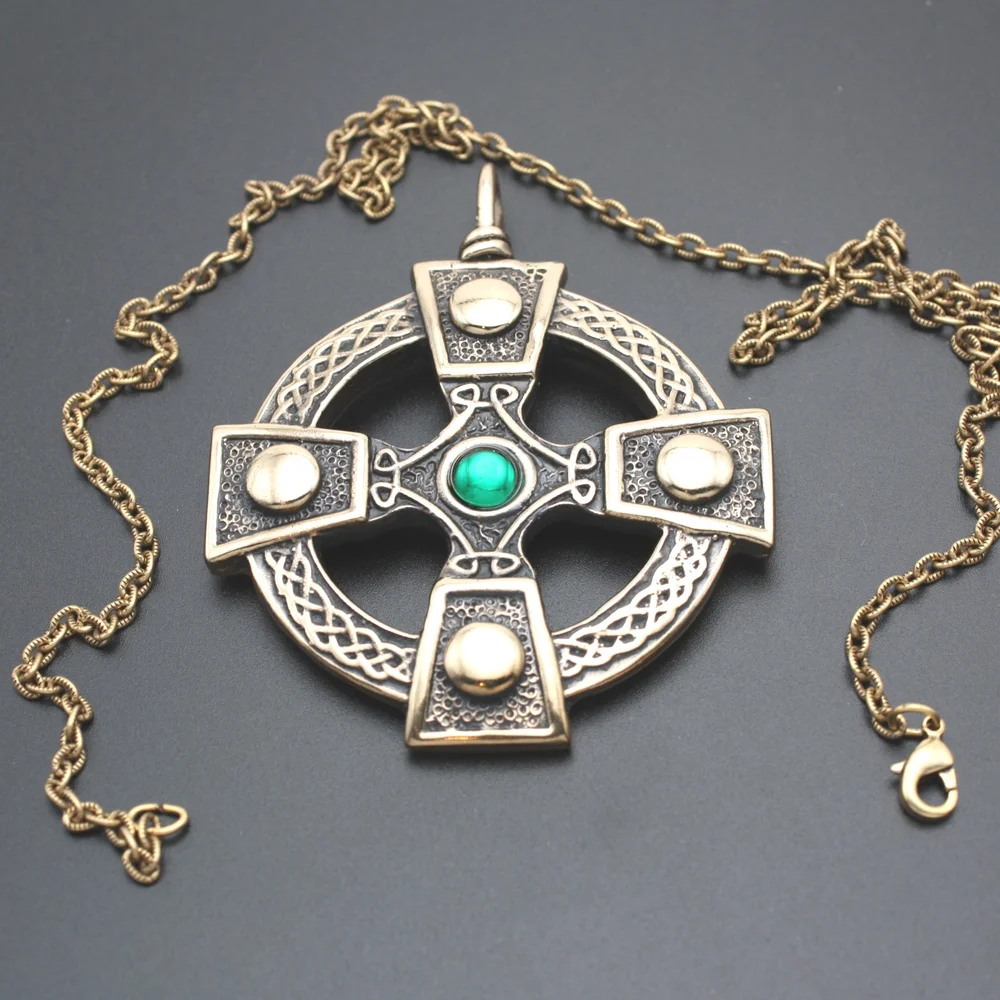 Round Celtic Cross Pendants — Honeck Sculpture