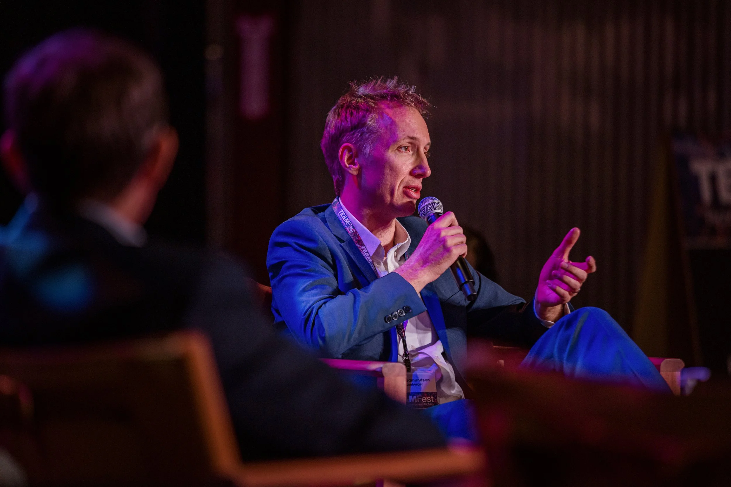 SXSW panelist on stage during partner program event