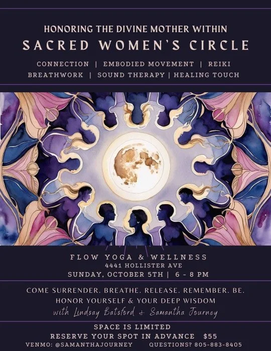Sacred Women's Circle with Lindsay Batsford and Samantha Journey