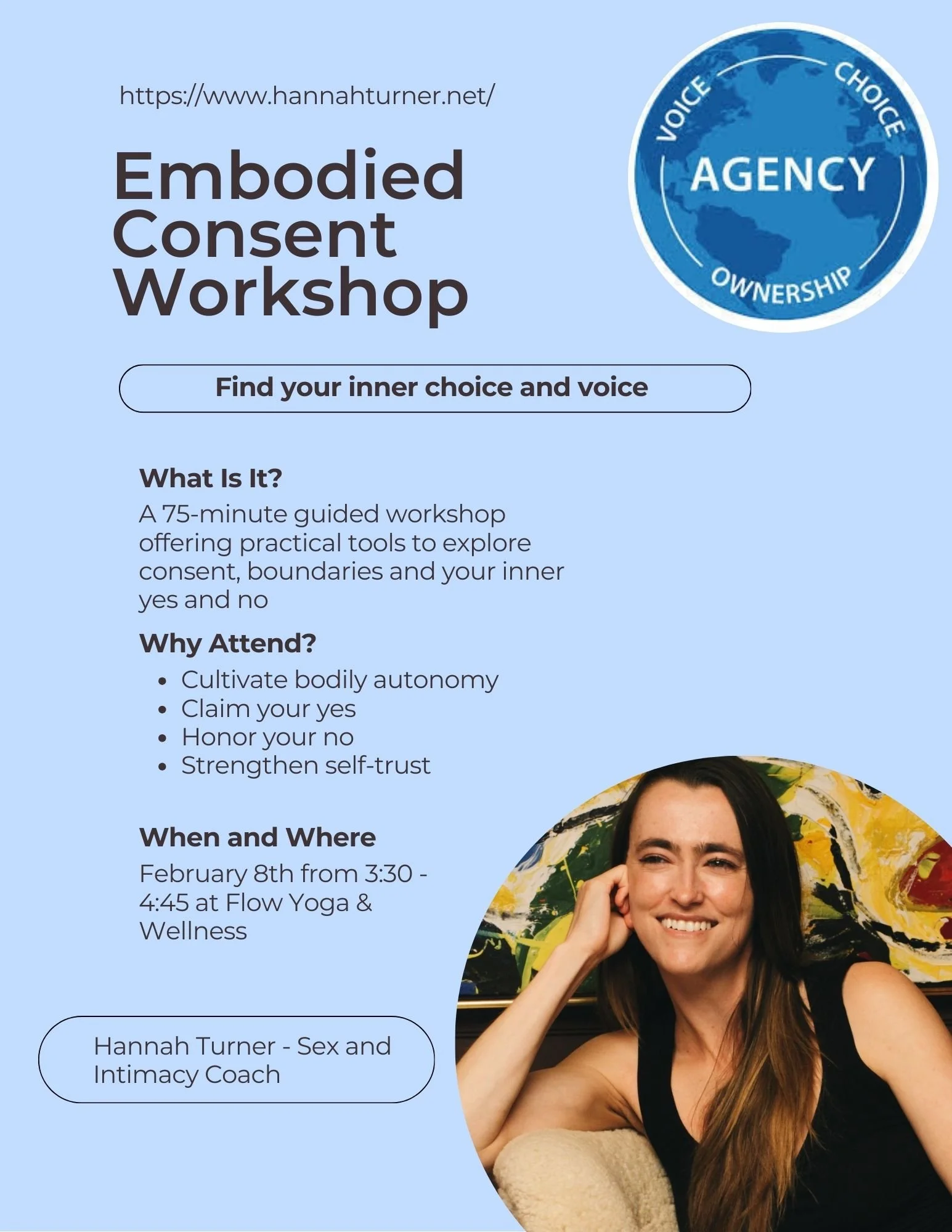 Embodied Consent Workshop- Find your inner choice and voice