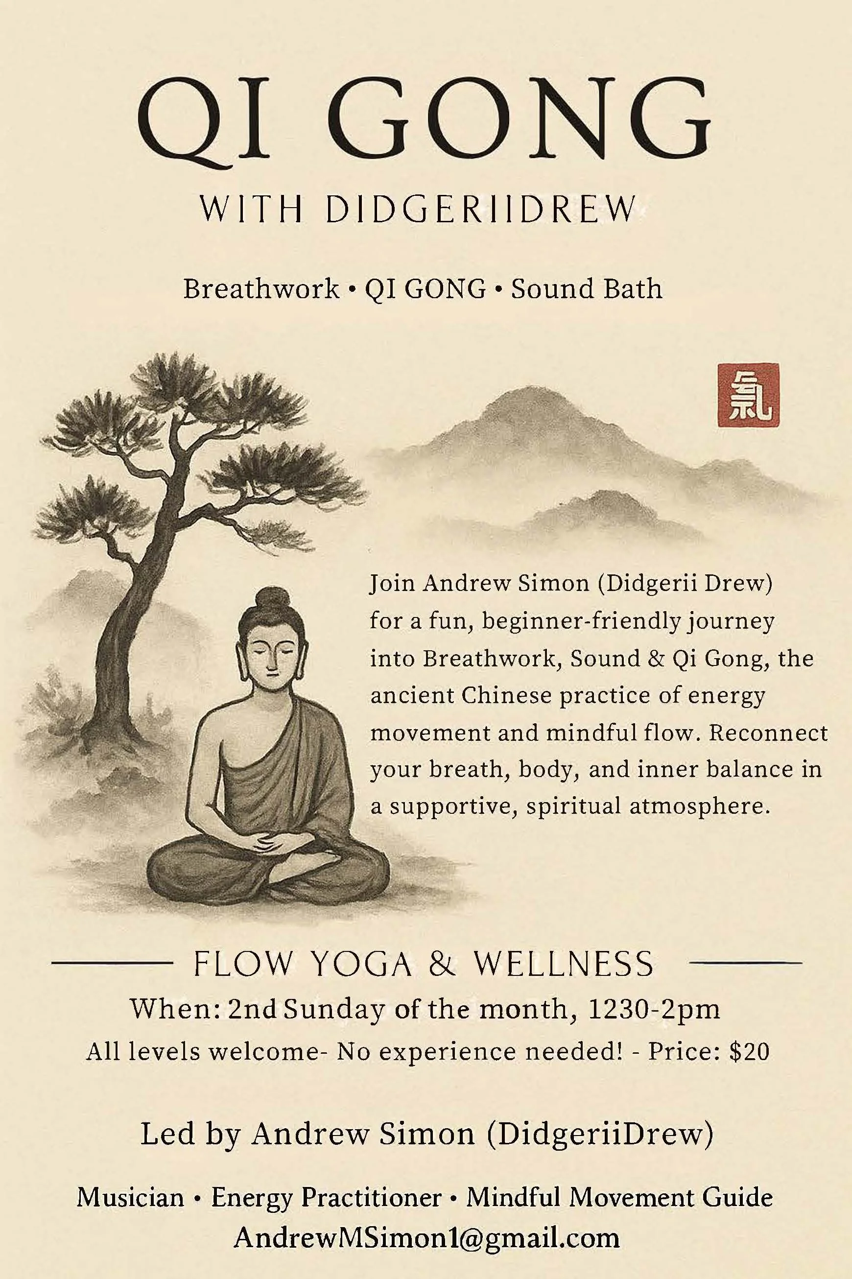 QIGONG & Sound Bath with DidgeriiDrew