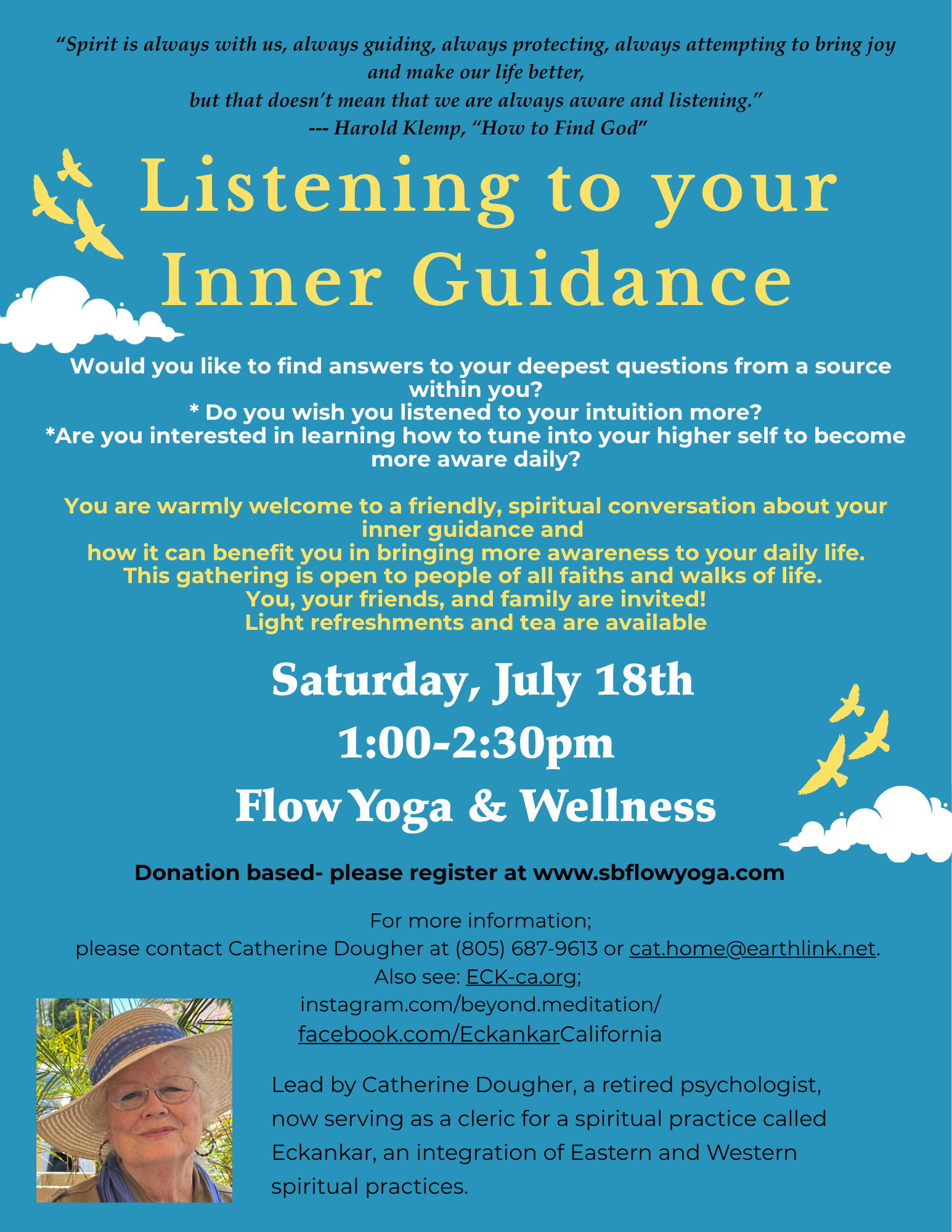 Listening to your  Inner Guidance with Catherine Dougher