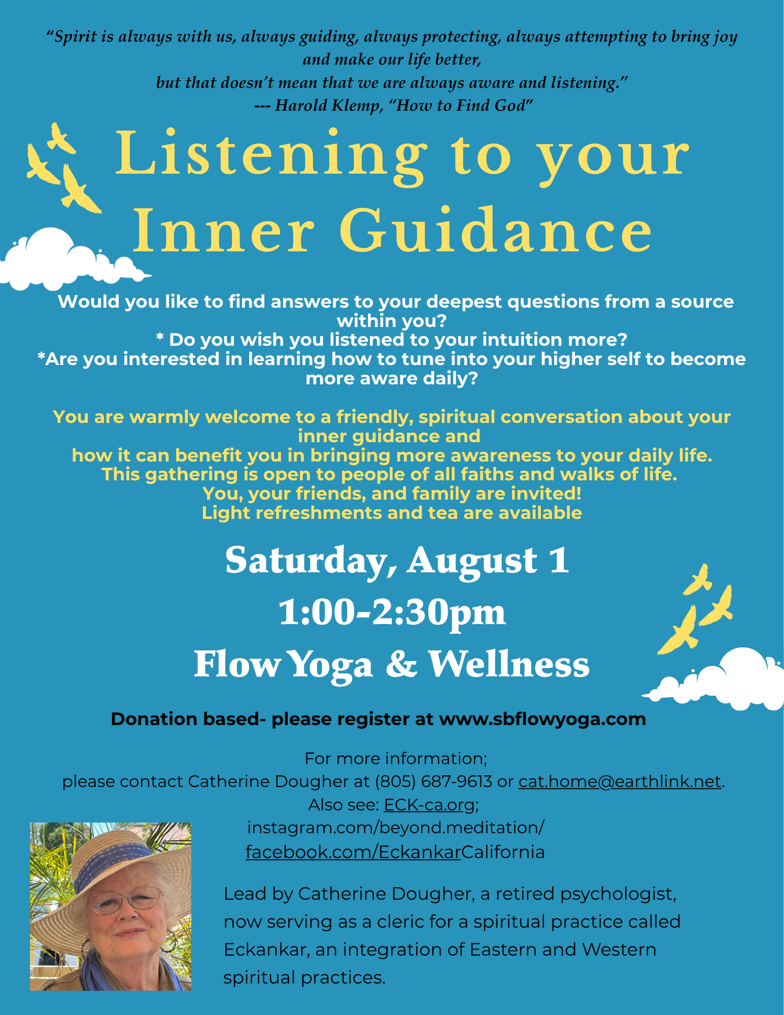 Listening to your  Inner Guidance with Catherine Dougher