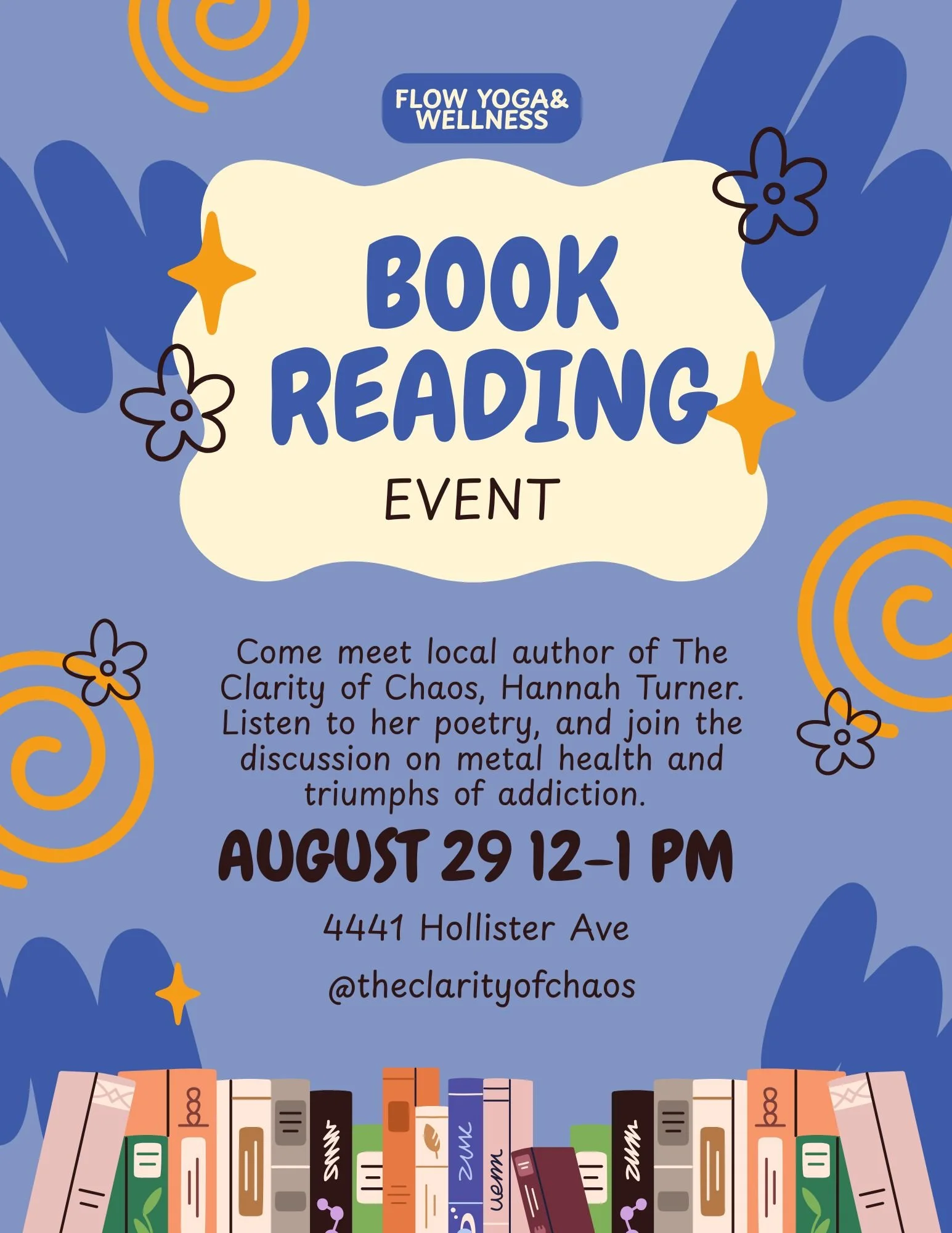 Book Reading Event with Author Hannah Turner