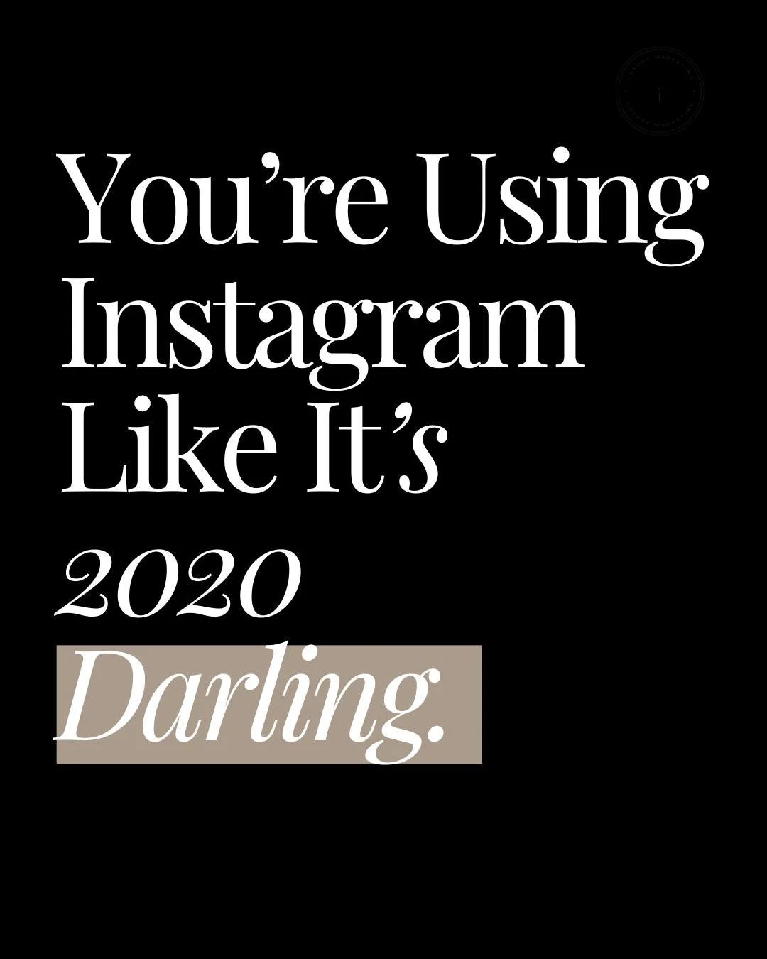 For the love of god, please leave the boring, soulless Instagram grids in 2025. 

If there's one thing I learnt in 2025, it's that my posts as a business owner (and my wedding business coaching clients' posts) that did the best were ALWAYS the ones t