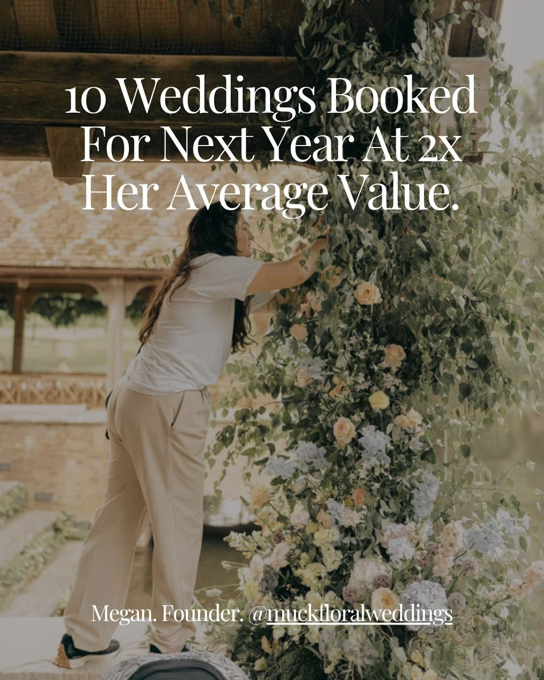 Well done @muckfloralweddings it has been really amazing to see how much you've grown over the past months. 

You've put SO much work into your wedding floristry business and you deserve ALLL the success in the world and more, I can't wait to see wha