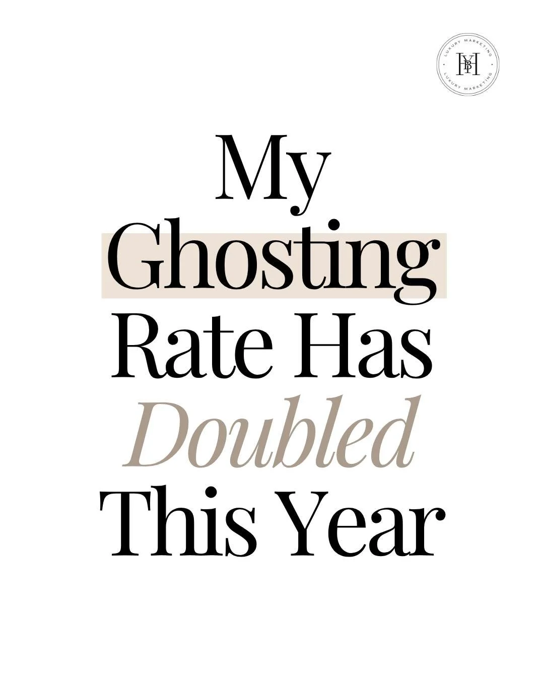 This is why it always makes me laugh when people say I want fewer clients at higher rates so I can work less. 😁

Well, yes, you can work less doing your actual work, but you're going to need to SERIOUSLY ramp up your marketing efforts. 🚀

Because t