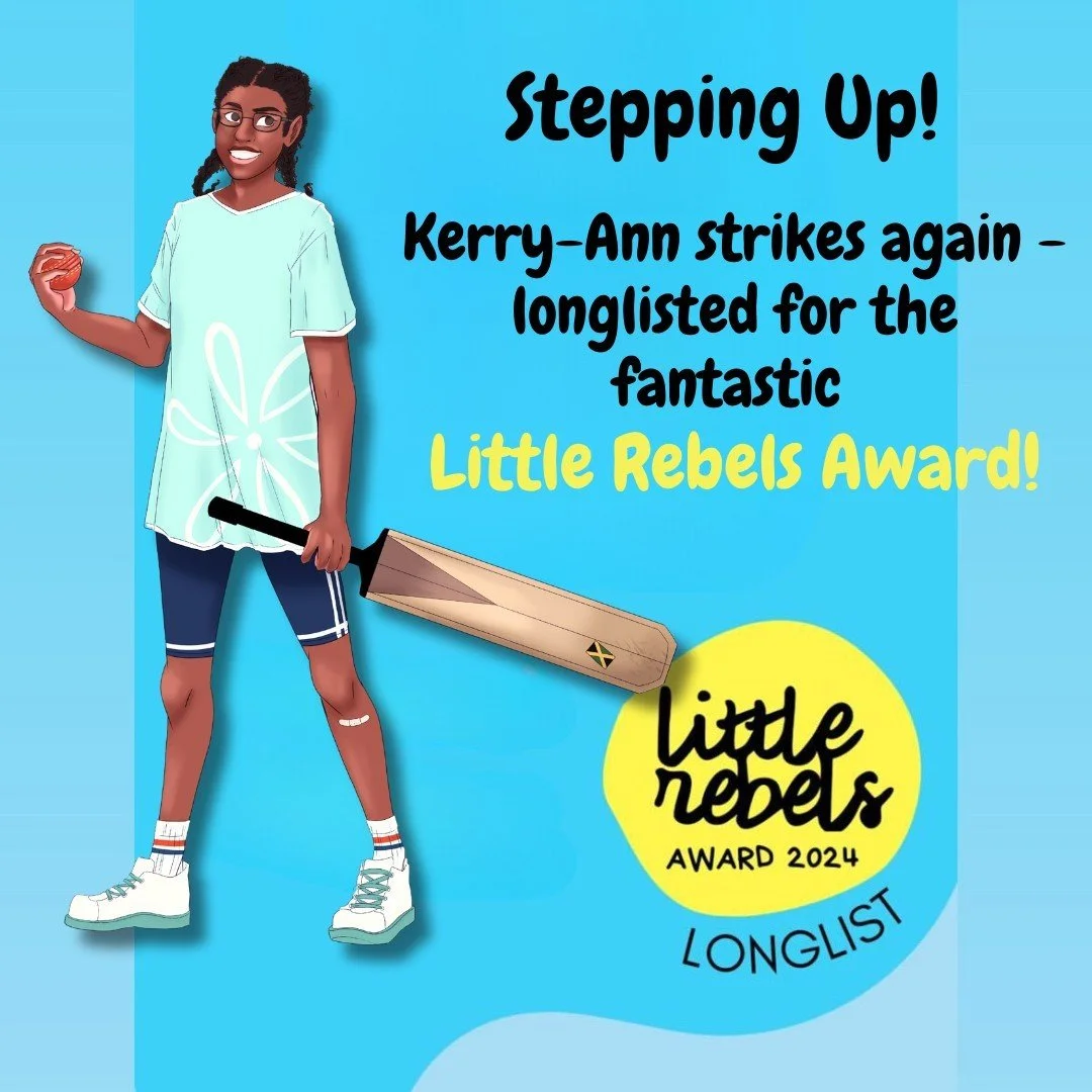 The @littlerebelsaward is so special, rewarding as it does honest, radical stories for children. We're absolutely thrilled that Kerry-Ann's fight to stay in the game is on the longlist. 

&quot;This book taught me to stand up for what is right and wh