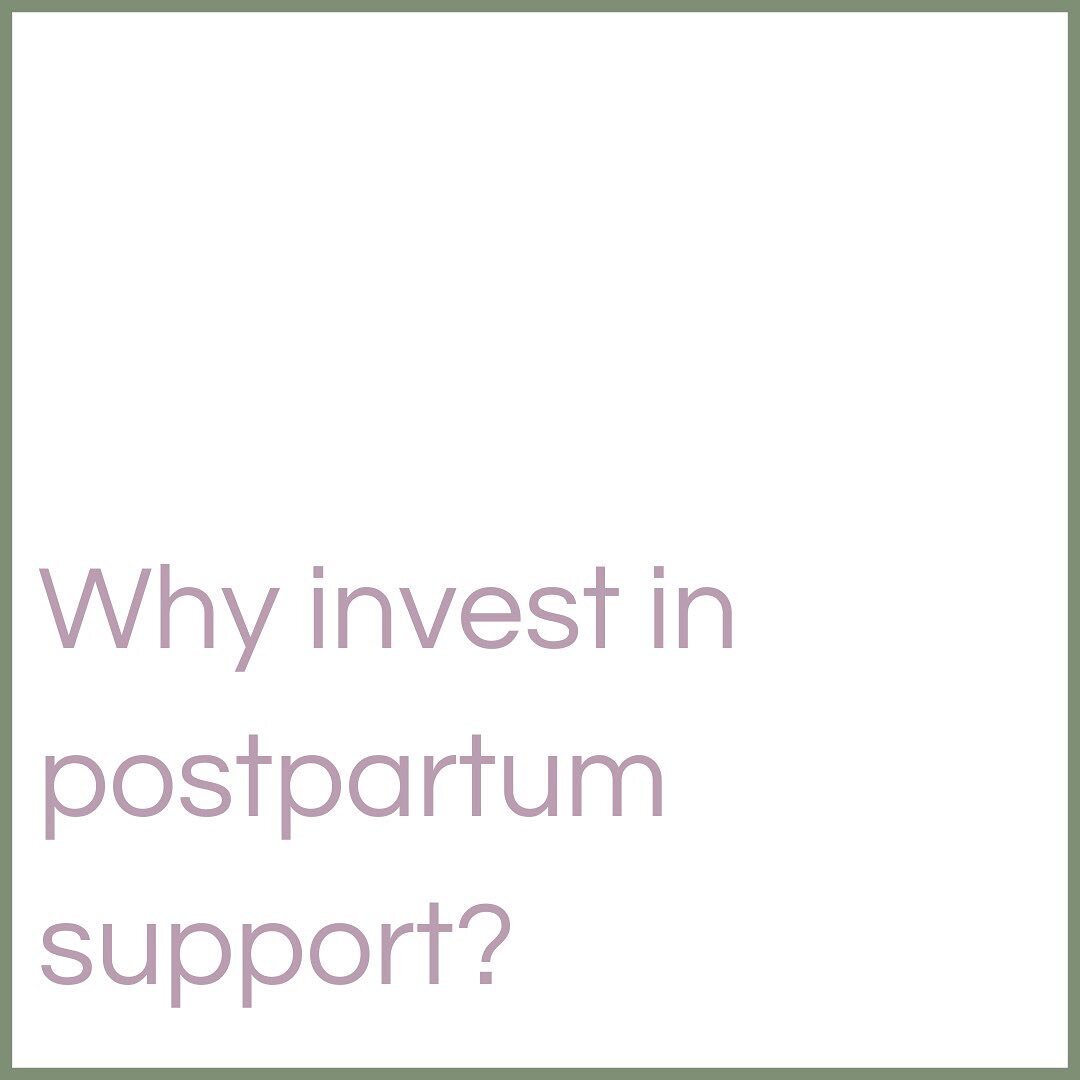 As someone interested in the postpartum space, some things seem obvious to me - but I was gently reminded that this may not be the case for others who are currently pregnant for the first time. 

So, here&rsquo;s a back-to-basics post: why invest in 