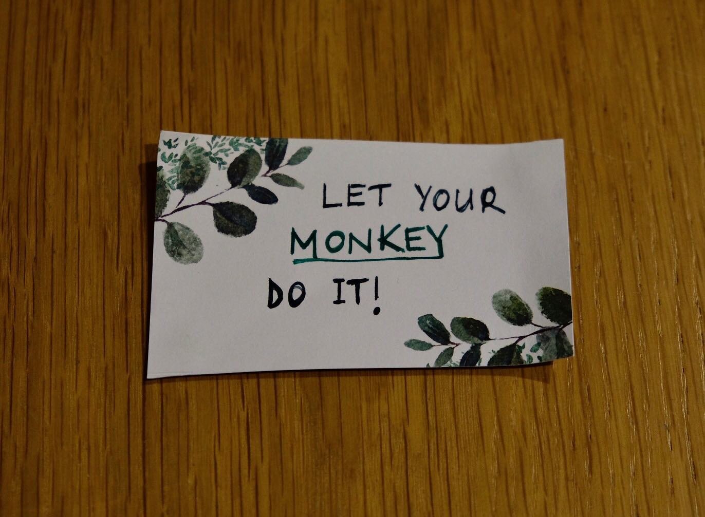 Part 2/2

Here is the second example of something I took to Malik&rsquo;s birth that I think should carry across to postpartum and beyond. 

Drawn from the great Ina May Gaskin&rsquo;s Guide to Childbirth - a little reminder to Let Your Monkey Do It!