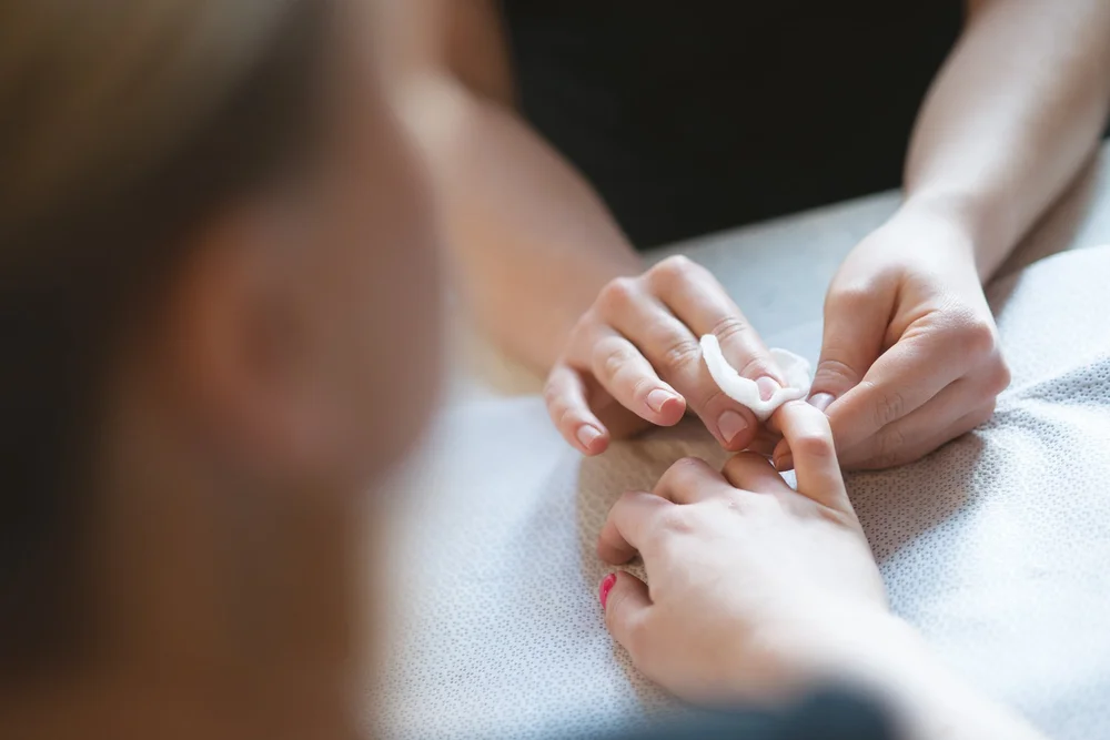 Nail technology training at Cedars