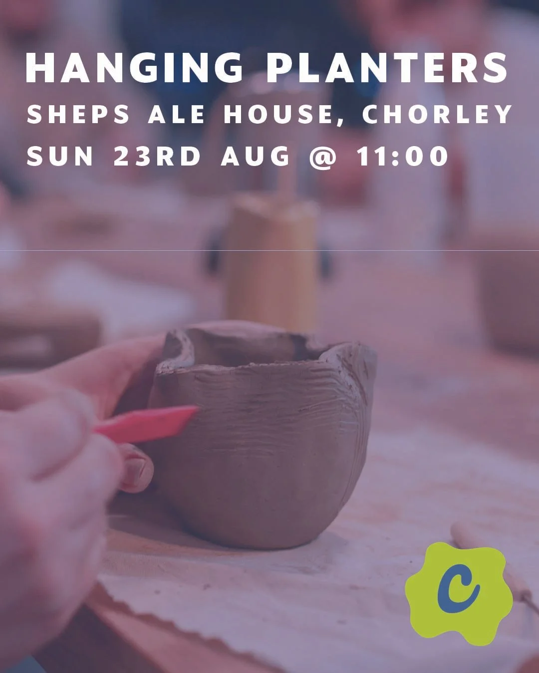 Hanging Planter Pottery Workshop - CHORLEY