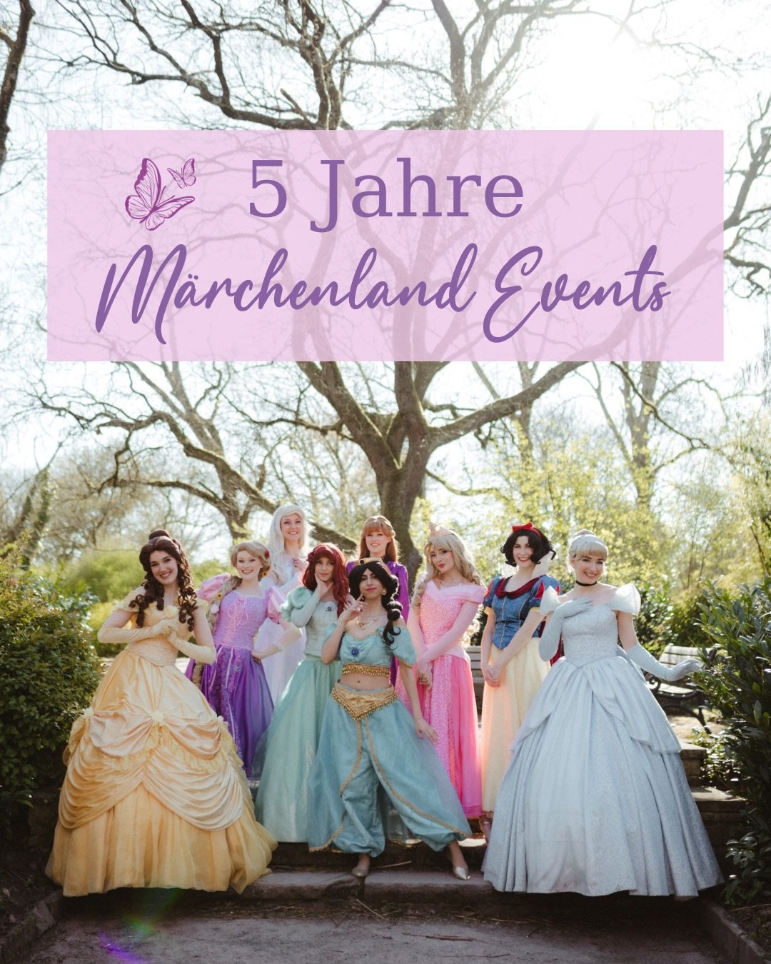 🎉 HAPPY BIRTHDAY, M&Auml;RCHENLAND EVENTS 🎉

Ein halbes Jahrzehnt voller Magie, Liebe &amp; Zauber 🥹

Wir sind so dankbar, dass wir in den letzten f&uuml;nf Jahren so viele wundervolle Momente mit euch erleben durften! 💕
Aus einer kleinen Idee du