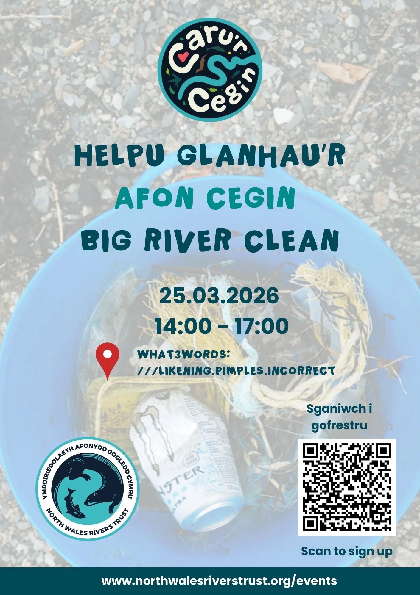 Afon Cegin Big River Clean