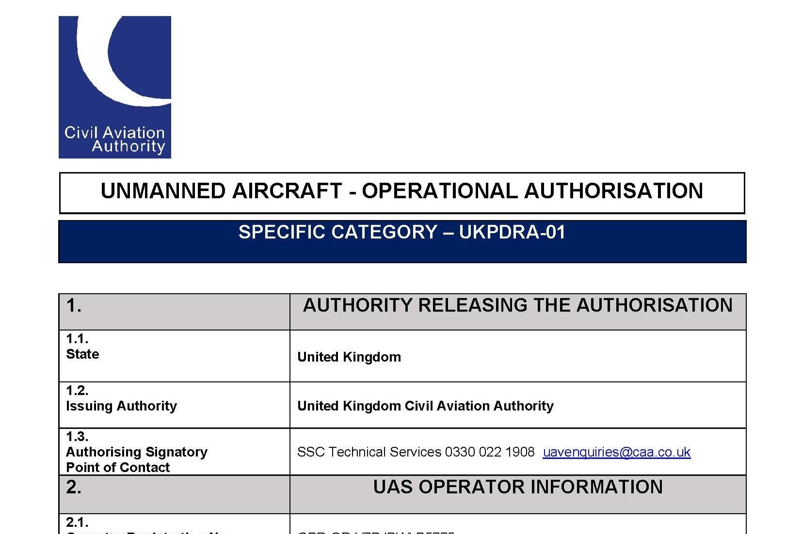 Moogies secure their CAA Operational Authorisation for a third year