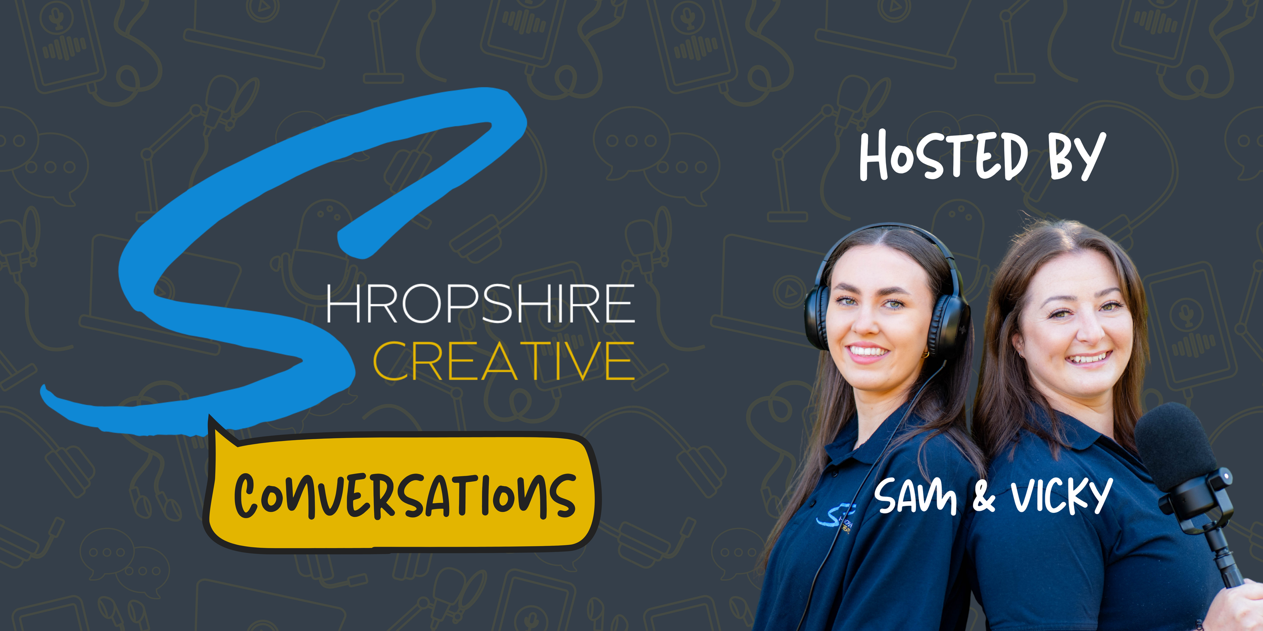 Shropshire Creative Conversations Podcast Graphic