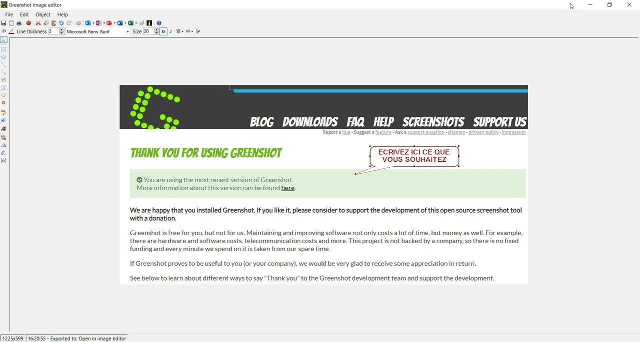 application greenshot