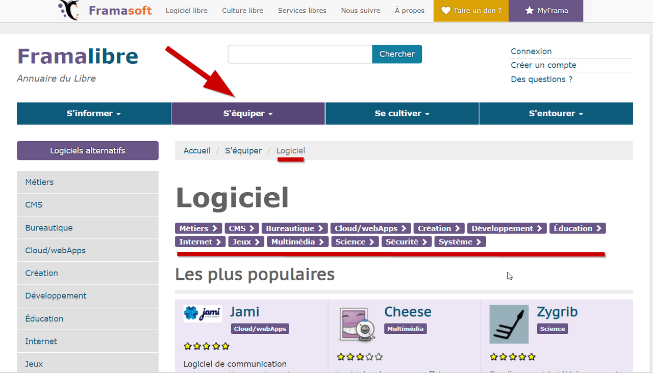logiciel framalibre