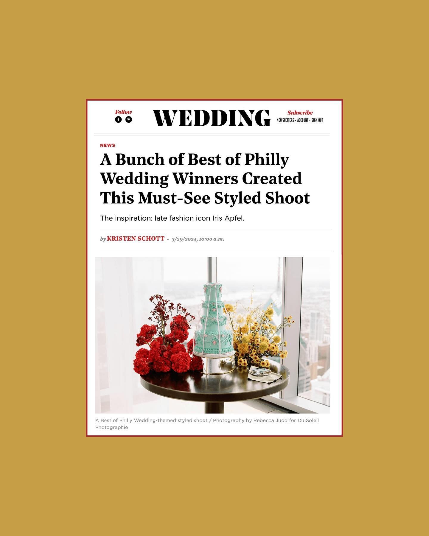 Gratitude overload! Huge thanks to @musaweddings for featuring Citrine pieces in this breathtaking shoot &ndash; what an honor! Sharing space with such esteemed vendors was a dream come true. And a special shoutout to @phillymag for the feature! Here