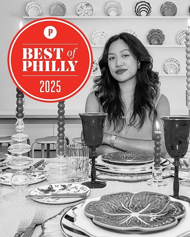 When @phillymag sent a photographer (@jefffusco_photo) to the studio, I had NO idea it was for Best of Philly! What a surprise, and what an honor. 

From the start, Citrine has been about more than just beautiful dinnerware. It&rsquo;s about creating