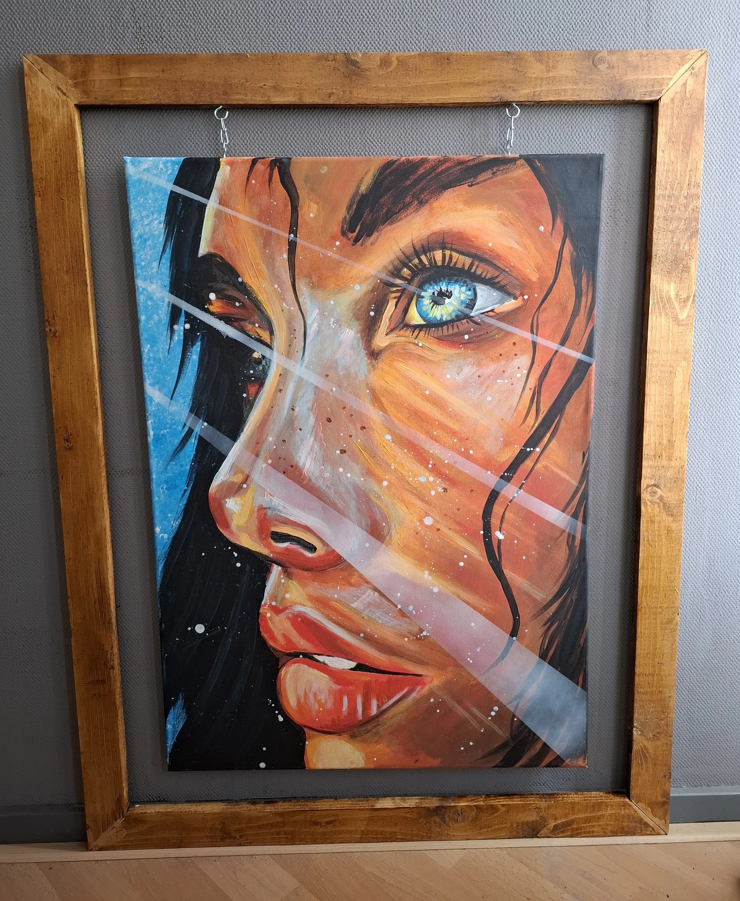 Zonlicht met een lijstje erom