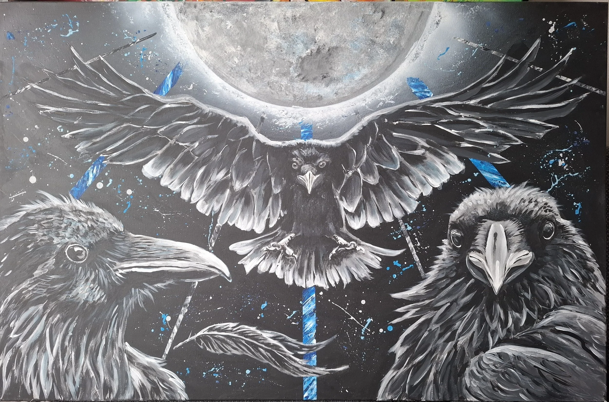 Raven (75x115cm)