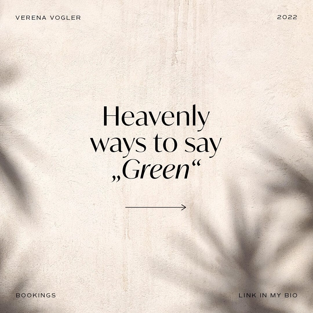 Heavenly ways to say green 🌱

&mdash;&mdash;&mdash;

#branding #brandidentity #branddesign#brandstrategy #branddesigner #branddevelopment #logodesigner #logodesigns #logotype #logoinspirations #logoinspiration
#webdesign #socialmediamarketing #cosme
